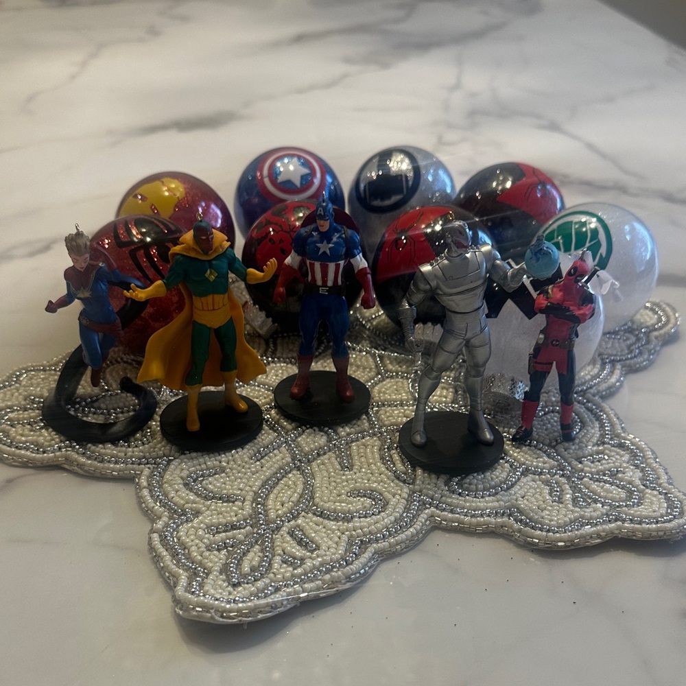 Superhero MARVEL ornament Set - Multicolor